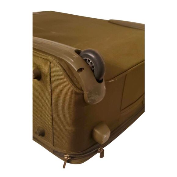 HARTMANN 21' Tweed & Leather Rolling Luggage Bag - Picture 6 of 11